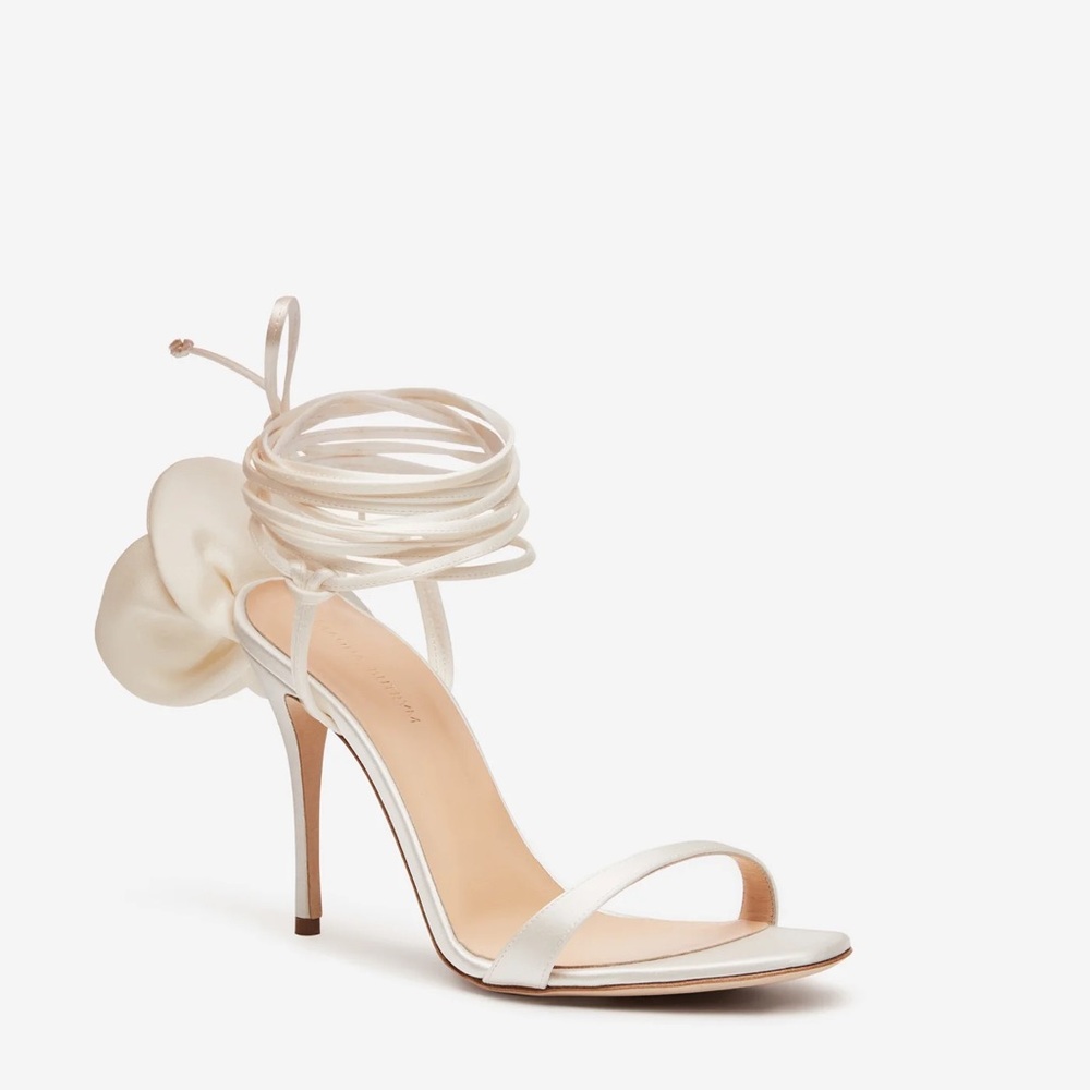 Magda Butrym Double Flower Heel Sandals - Picture 4 of 7